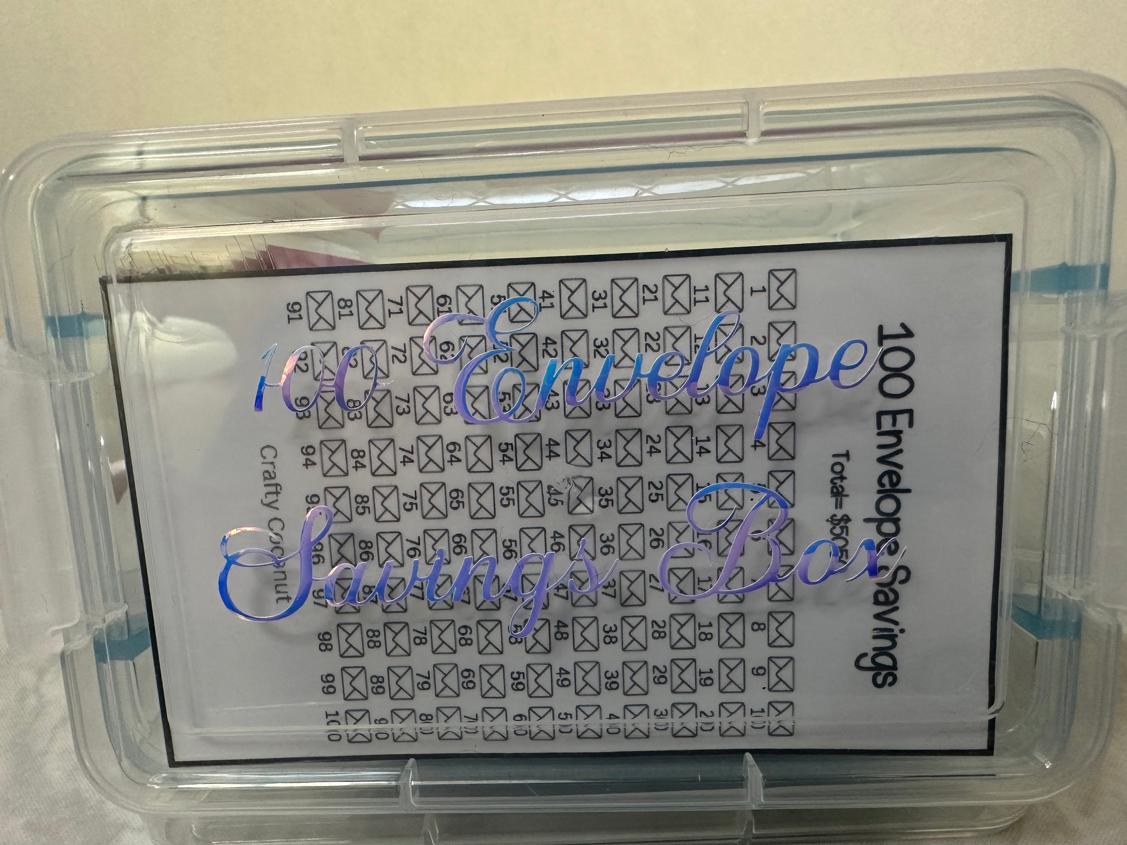 100 Envelope Box