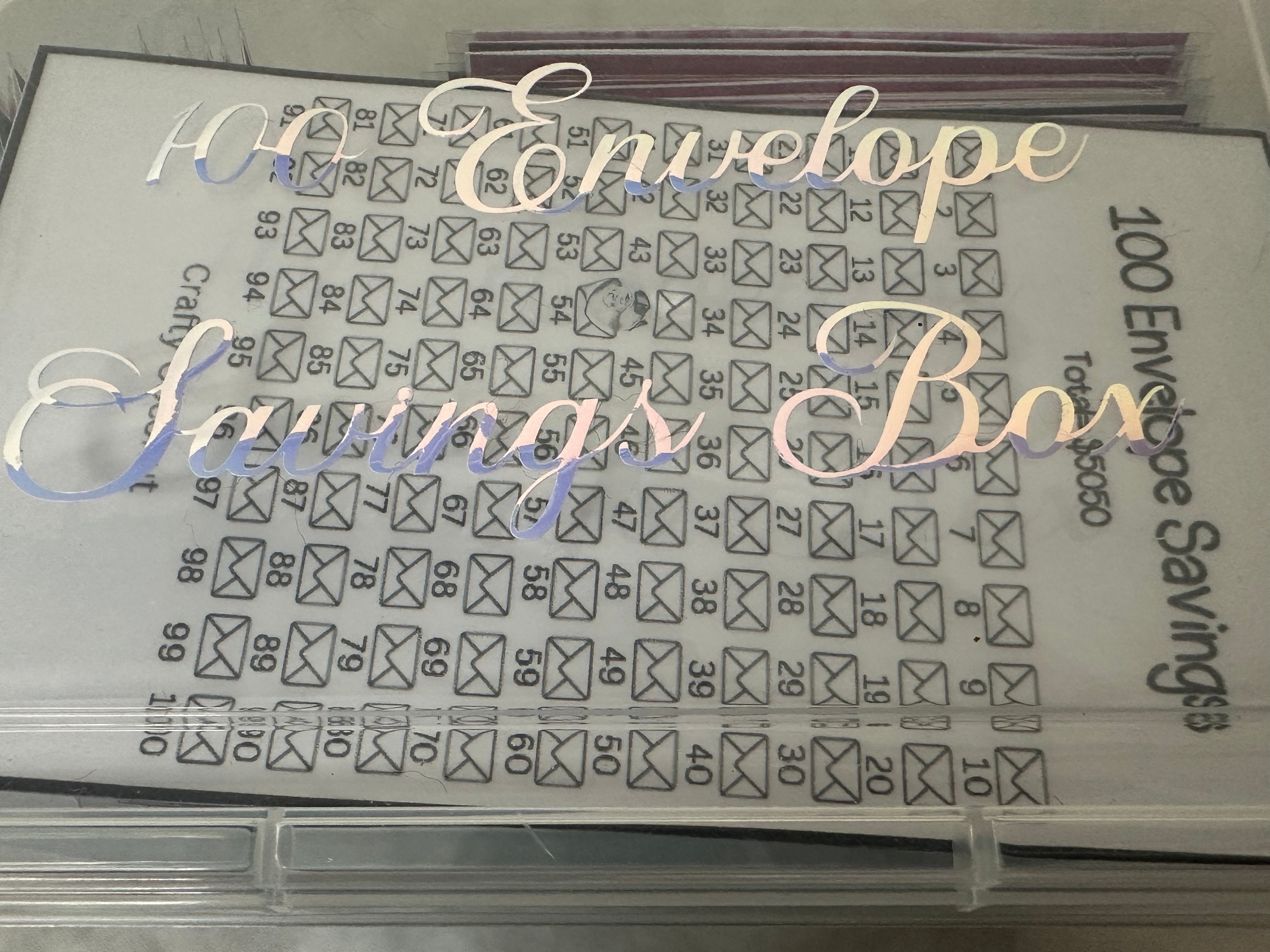 100 Envelope Box