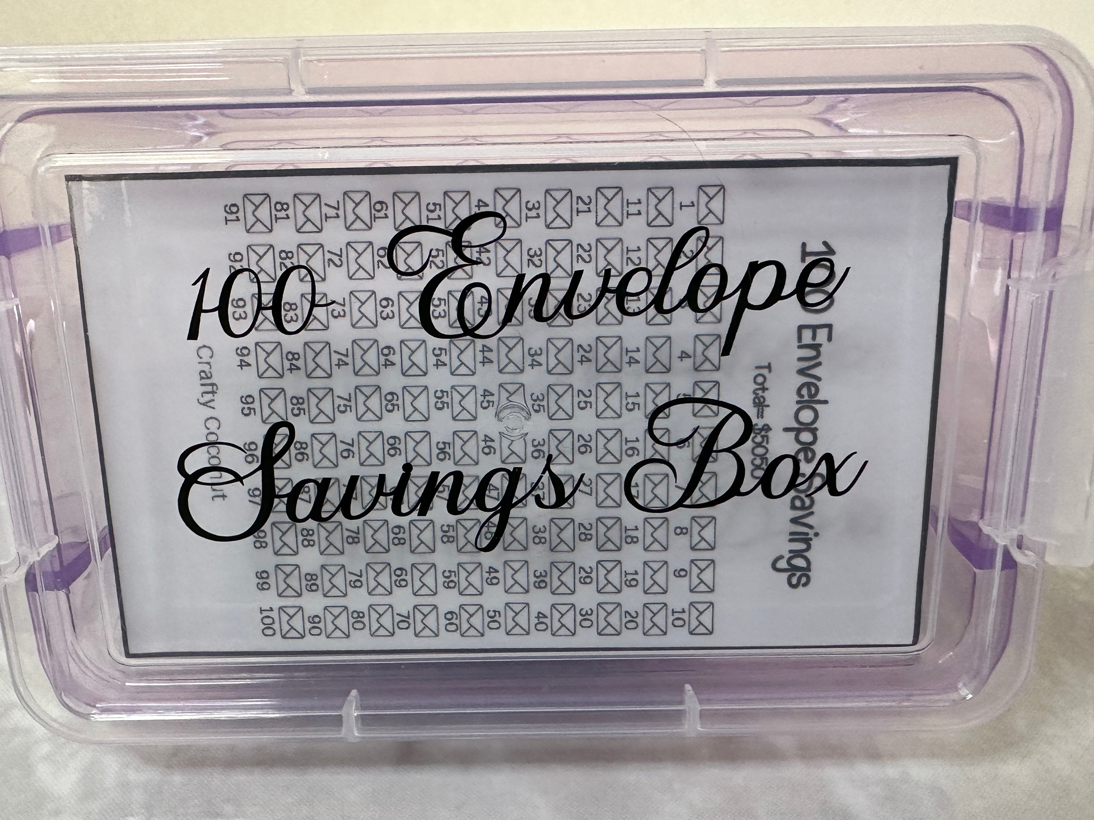 100 Envelope Box