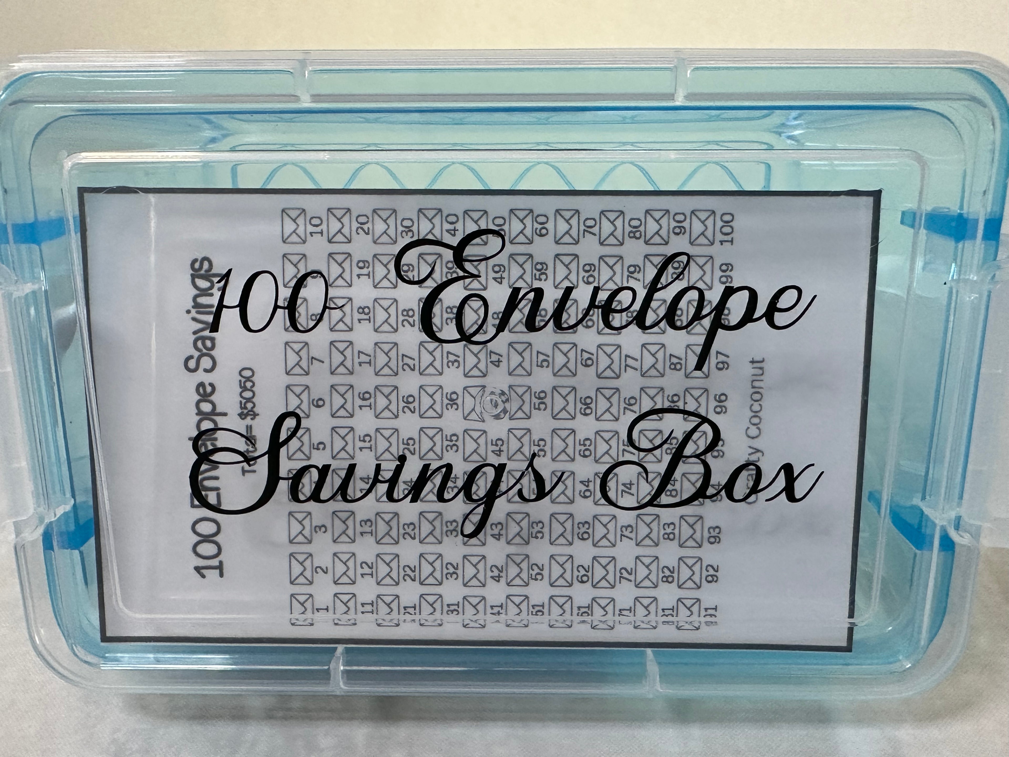 100 Envelope Box