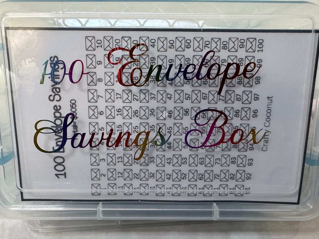100 Envelope Box