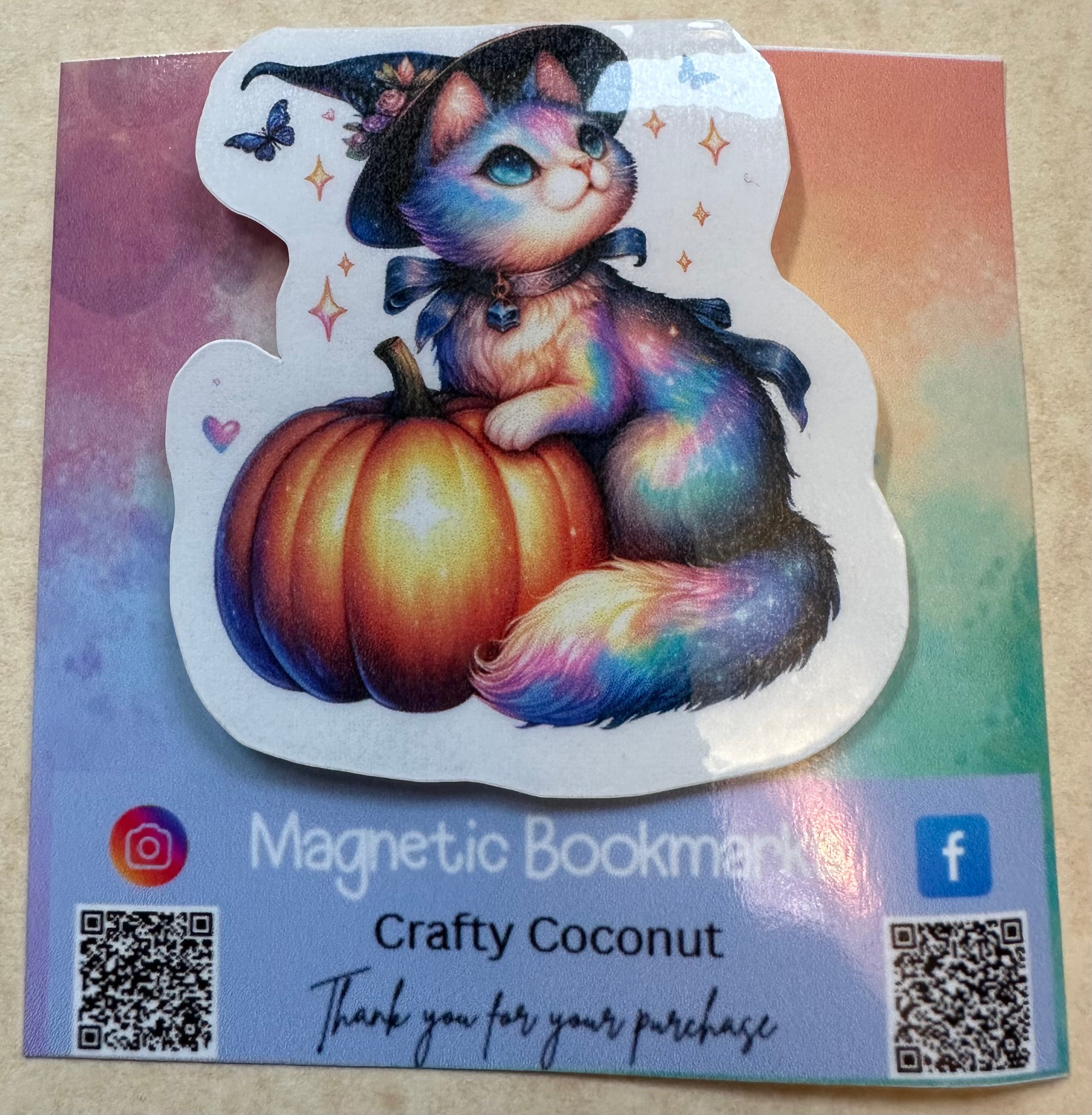 Halloween Magnetic Bookmarks